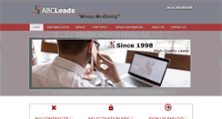 Desktop Screenshot of abcleads.com